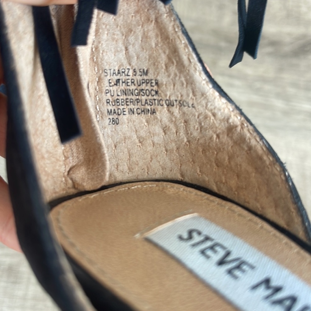 Steve Madden Staarz suede fringe strap heels - Picture 6 of 7